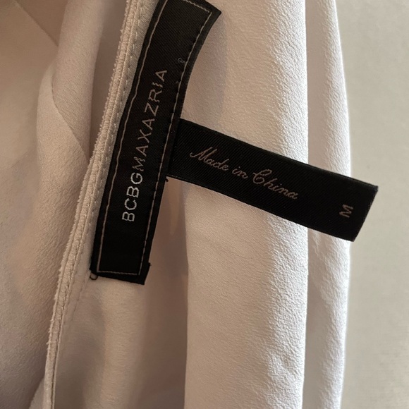 BCBG Beige Embellished Top - Picture 3 of 5